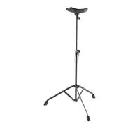 K&M 14951 Pied de tuba noir - Pied pliable - Capacité de charge 10 kg - De 65 à 114 cm - Support caoutchouté
