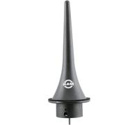 K&M Cône de support pour clarinette 15224-000-55 – Noir plastique, anneau en feutre, adaptateur inclus