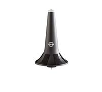K&M 15244 Cône pour bugle Noir Plastique - Cône caoutchouté avec bande de feutre - à monter sur support ou quatre pieds