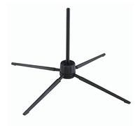 K&M Support pour flûte piccolo 15262-000-55 Noir - pliage compact, poids plume, ø 0,65 cm