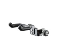 K&M 15590 Porte-ukulélé Noir - dispositif de serrage flexible en acier - housse en plastique