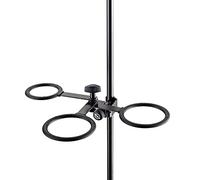 K&M 15910 Support de sourdine Noir - Pour 3 sourdines - Accrochage sur trépieds et pupitres - trompette, cornet, bugle