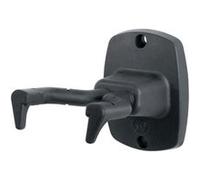 K & M Support mural guitare 16240-000-55 – accroche brevetée, coussinets caoutchouc – Noir
