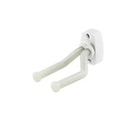 K&M 16280 Support mural universel pour guitare Blanc - Arceau mobile - Convient pour toutes les plaques de tête