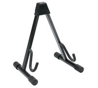 K&M 17540 Support de guitare électrique Noir - Largeur 22 cm à 35 cm - Pied bas pour guitare électrique, en acier