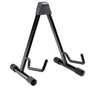 K&M 17541 Support de guitare A Noir - 22 à 35 cm de large - pied bas pour guitare acoustique en acier