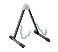 K&M 17570 Support de guitare E+A Duet Schwarz - Allrounder avec une largeur de 19,5 à 25,5 cm Convient pour le vernis nitro