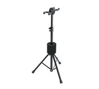K&M Support de guitare 17620 E+A Double – Pour 2 guitares, Ø installation 76 cm, acier, noir