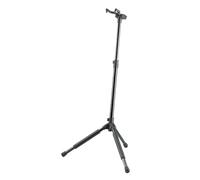 K&M 17670 Support de guitare Memphis Pro Schwarz - hauteur réglable de 55 à 100 cm - système d'accrochage breveté, acier