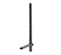 K & M Support universel 18817 – noir acier, extension réglable pour accessoires de musique