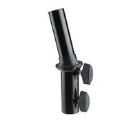 K&M 19670 Inclinaison des enceintes jusqu'à 15°- Noir en acier - pour systèmes d'enceintes de 3,5 cm de diamètre - enfichable