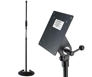 K&M 19685 Adaptateur support d'écran pour trépied + pied de microphone Keepdrum MS096 droit