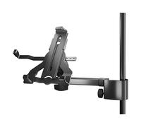 K&M Support pour tablette PC 19743 – plastique biobasé, inclinable, pour pied de micro