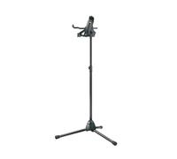 K&M 19775 Pied pour tablette PC Noir, plastique biosourcé - support inclinable et pliable pour les marques courantes - tripode