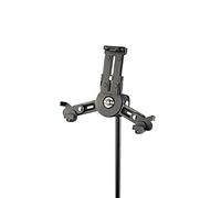 K&M 19795 Support de pied pour tablette PC Noir, plastique - Support pivotant pour tablette pour pied avec filetage 3/8".