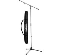 K & M 210/2 Support pour Microphone standard Set avec housse support pour microphone Noir