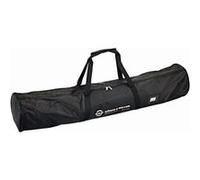 K&M Sac de transport Pro 21312 pour 2 enceintes/pieds d'éclairage - nylon aspect lin noir, logo vert