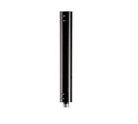 K&M 21329 Adaptateur pour systèmes de haut-parleurs 3,5 cm, noir en acier - 25 cm d'extension en hauteur pour barres d'écartement