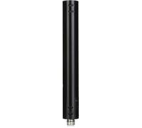 K&M 21329 Adaptateur pour systèmes de haut-parleurs 3,5 cm, noir en acier - 25 cm d'extension en hauteur pour barres d'écartement