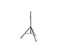 K&M 21436 Pied de box noir en aluminium - ø 3,5 cm, jusqu'à 40 kg, avec tripode et amortisseur - léger et durable