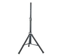 K&M 21454 Trépied pour enceintes Noir en aluminium - ø 3,5 cm, avec trépied et dimensions compactes - réglage extrêmement bas