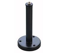 K & M Bride de table 221 a – Noir, acier, raccord fileté 3/8" – 15 cm, Ø 73 mm