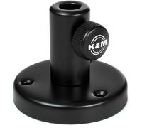 Accessoires sonorisation K&M 23855-000-55 EMBASE A VISSER NOIRE POUR PIED DE MICROPHONE 23850 pieds de micros G