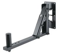K&m 24173 - Noir - Support mural pour enceinte - Inclinaison 0° à -30° - Charge max 25 kg - Acier