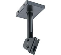 K&M 24496 Support de plafond pour boîtes en acier Noir - pivotant latéralement - inclinaison jusqu'à 45 degrés - charge jusqu'à 25 kg