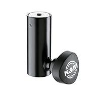 K & M Bride de réduction 24528 – Adaptateur Ø35 mm pour haut-parleurs – Acier noir, douille M10