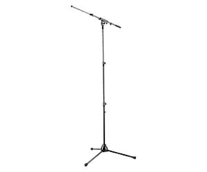 K&M 252BK - Pied de micro - 3 sections - Télescopique - Noir