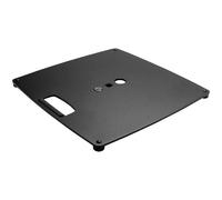 K&M 26712 Base plate M - Embase pour mât d'enceinte - Filetage M20 - Acier, poignée intégrée