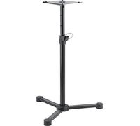 K&M 26720 Pied pour moniteur Noir, acier - support réglable en hauteur pour moniteurs de proximité - grand plateau