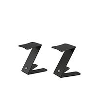 K&M 26773 Support de table pour moniteur Z-Stand Schwarz, acier - kit de rangement au design innovant - 2 pièces