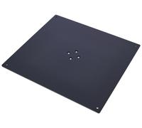 K&M Plaque de fixation pour pied d'enceinte 26792-042 acier noir 420 x 380