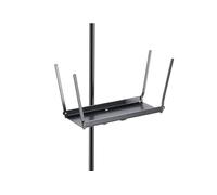 K&M - Support de partitions en acier noir, 90x240x130mm