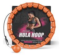 K-MART Cerceau lesté Infinity Smart Hula Hoops avec 16 compteurs, Balle de Massage Automatique à 360 degrés, Cerceau Infinity Hoop pour Adultes, équipement de Fitness pour Perte de Poids