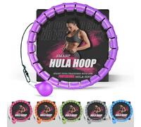 K-MART Cerceau lesté Infinity Smart Hula Hoops avec 16 compteurs, Balle de Massage Automatique à 360 degrés, Cerceau Infinity Hoop pour Adultes, équipement de Fitness pour Perte de Poids