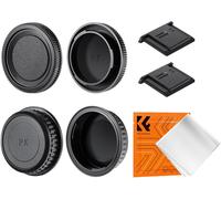 K-Mount 2 X Cache Boitier 2 X Bouchon Arrière 2 X Protection Griffe 1 X Chiffon Compatible Avec Pentax K3/K3 Ii/K70/Ks1/Ks2/K500/K50[Camera2830]