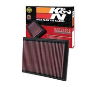 K&N 33-2070 Filtre à Air du Moteur: Haute Performance, Premium, Lavable, Filtre de Remplacement, Plus de Pouvoir, 1990-2006 (X3, Z4, 520i, 525i, 530i, Z3, 728i, 728iL, 323Ti, 523i, 528i, M3)
