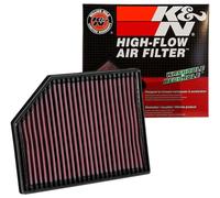 K&N Engineering Filtre à air 33-3065 – Premium, haute performance, lavable