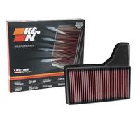 K&N Engineering Filtre à air 33-5029 lavable pour Ford Mustang GT 5.0 V8 3.7 V6 2.3 L4 Bullitt