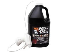 K&N 99-0638 Voitures et Moto Heavy Duty Nettoyant de Filtre à Air, DryFlow 1 gal, 128 oz USA