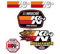 K n and 89-0200 werbesticker, 16,5 x 24,1 cm