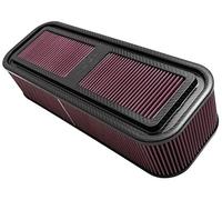 K&N Benutzerdefinierte Racing Assembly Luft Box Mittel Carbon-Faser-4 „H Air Box Nur Keine Basis