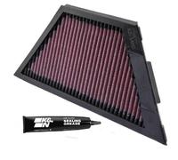 Filtre à air sport K&N Débit d'air élevé avec un excellent filtrat