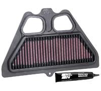 K&N Filtre à air de remplacement compatible Kawasaki Z900/ZR900 2017- (KA-9017)