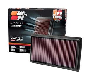 K&N Filtre à Air compatible avec Ford Edge 2007-2014, Explorer 2011-, Flex 2009-, Fusion 2010-2012, Taurus 2008-2016, Lincoln MKZ MKX 2007-2012, Mazda 6 2009-2013, Mazda CX-9 2007-2015 (33-2395)