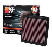 K&N 33-2304 Filtre à Air du Moteur: Haute Performance, Premium, Lavable, Filtre de Remplacement, Plus de Pouvoir, 2003-2019 (Forester, Legacy, Outback, Impreza, WRX, Levorg, Crosstrek, Tribeca)