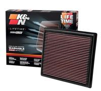K&N Filtre à air 33-2443 – Remplacement compatible Toyota, Lexus, Mitsubishi, Fiat (2010–2019)